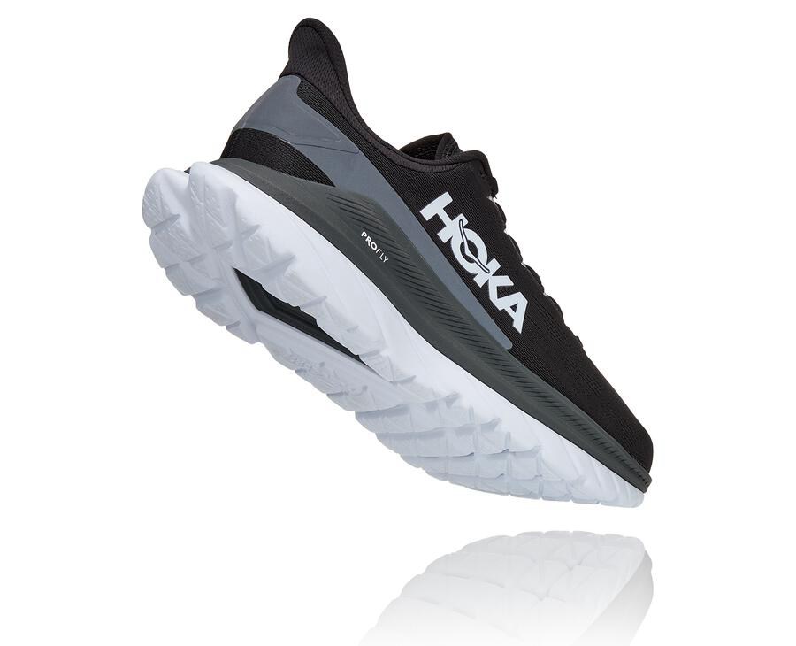 Tenis Hoka One One Masculino Pretas/Branco - Mach 4 - 592-ADMIZG